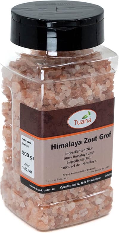 Tuana Kruiden - Himalaya Zout (grof) - Strooibus 350 Gram - MP-H-0007