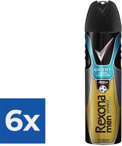 Rexona For Men Deodorant Deospray Sport Defence 200ml - Voordeelverpakking 6 stuks