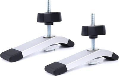 Snelspanklemmen Set - Werkstuk Klemmen - Houtbewerking Vastzetten - Metaal Constructie - M8 Schroefdraad - Zilver