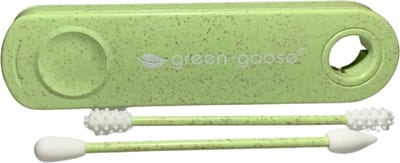 green-goose® Herbuikbaar Wattenstaafje en Make-up Applicator | Duurzame Wattenstaafjes | Siliconen Make-up Remover | Wasbaar