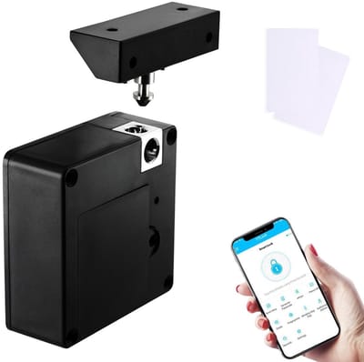 OmGoods - Dailygoody - Smart Drawer Lock - Elektronisch Slot - Veiligheidsoplossing - Zwart - Keuken en Meubel Slot - Kindveiligheid - Geschikt voor Laden