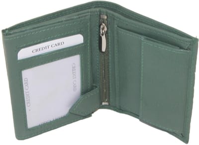 Kleine leren dames en heren portemonnee / billfold klein formaat / compact beursje in rood, paars, roze, groen, navy, blauw, zwart leer / 125