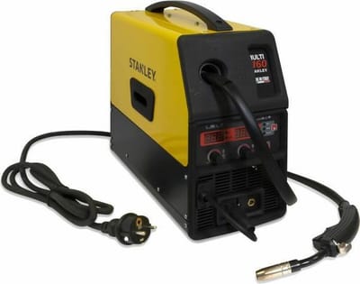 VIP 160A Multi Process 3-in-1 inverter-lasstation - STANLEY - MMA, MIG GAS, MIG NO GAS - 6 mm - Geel