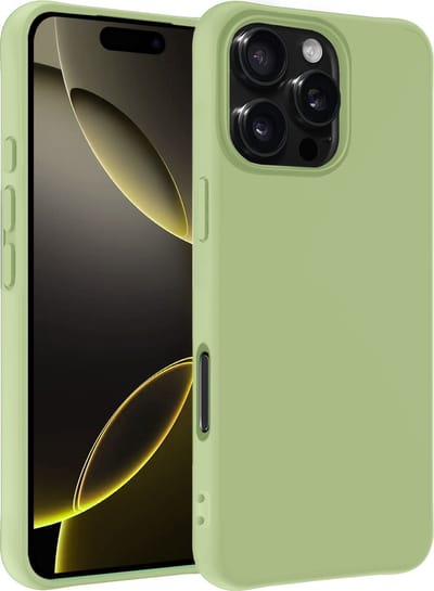 Hoesje - Geschikt voor Apple iPhone 16 Pro - Sterk & Shockproof - Hoes Cover - Siliconen Case - Telefoonhoesjes - Groen