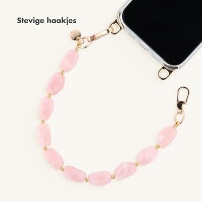 Selencia Universeel Satin Crush Polskoord - Telefoon Ketting - GSM Koord - Cosmic Candy