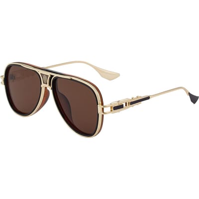 Protection UV Protection UV Lentilles Polarisées Protection UV Léger Confortable Durable Haute Qualité Tendance Lunettes de Soleil brown