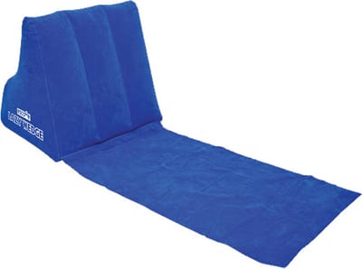Lazy Wedge Lounger Ruggensteun en kleedje in een - Festival - Zwembad -Park - 69x45x50