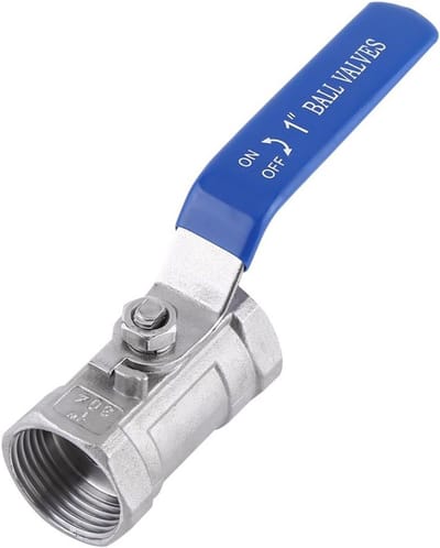 Ball Valve 304 Stainless Steel Ball Valve BSP Female Thread With Lever Handle Manual On/Off Control Shutter Valve Ball Valve