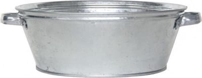 Ronde zilveren drankemmer/drankkoeler 9 liter