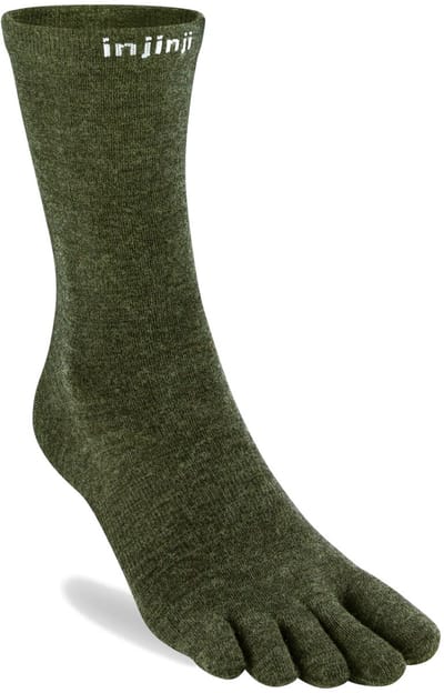 Injinji Teensokken Liner Crew Wool Unisex IS060670 50 Green XL=47,5-50