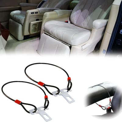 Autodiefstalbeveiliging, 2-delige RV-diefstalbeveiliging, RV-deur- en stoelbeveiliging, caravanaccessoires (60 cm)