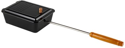 Multifunctionele gietijzeren popcornpan | Handige doe-het-zelf popcornmachine voor thuisgebruik | Stevige keukengereedschap, veelzijdig voor diverse keukenbereidingen