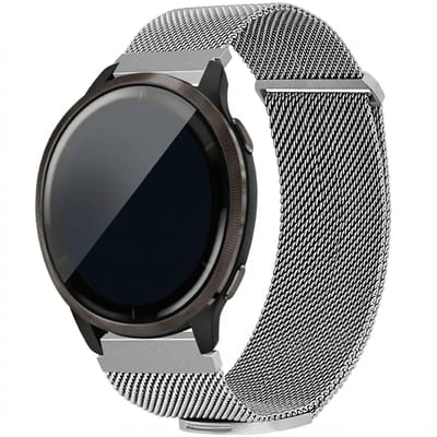 imoshion Milanees magnetisch bandje - Universeel 22 mm aansluiting - Maat M - Zilver