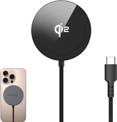 Qi2 Draadloze Oplader geschikt voor Apple iPhone 16, 15, 14, 13, 12 met MagSafe - Oplader Magnetisch - Snellader - Wireless Charger