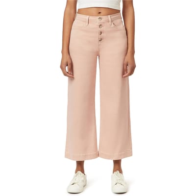 Scotch & Soda The Wave Crop Wide Rose Smoke Taglia: W24 | Pantaloni Outlet | Donna | Rosa