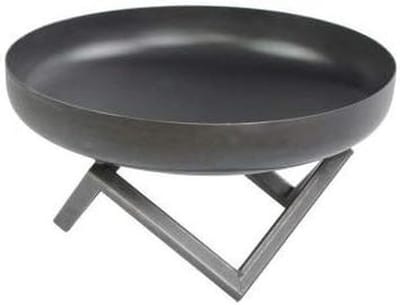 Vuurschaal Pan 10 - Buitenhaard Terrashaard - Gezelligheid Buiten - Handgemaakt Ruw Staal - 60-80 cm Diameter - Ongelakt