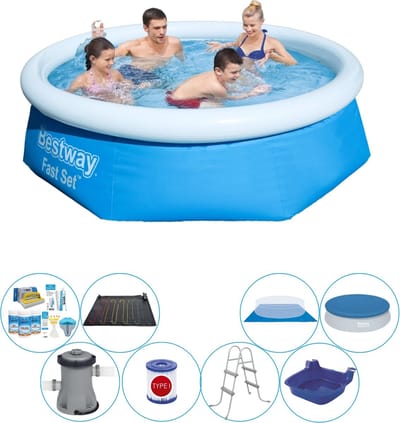 Fast Set Rond 244x66 cm - Zwembad Deal