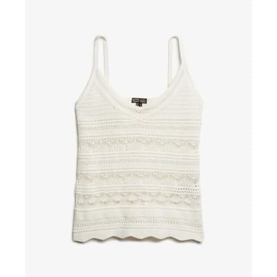 Superdry - Gehaakt camitopje - Dames - Tops