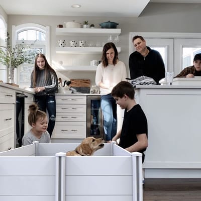 Werpkist + Uitloopren Maat 230 x 115 x 76 cm Extra Hoog