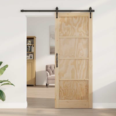 vidaXL - Interne - Deur - 93 - x - 211 - cm - Multiplex - Naturel