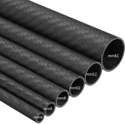 Lichte 3K Carbon Fiber Buis voor RC Air Models, Binnen Diameter 4-18mm, Lengte 300mm, Wanddikte 1mm, Sterk en Duurzaam