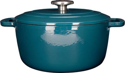 Cosy&Trendy Fontestic Gietijzeren Kookpot - dia.24H11,6cm - 4,6L - Green Heron