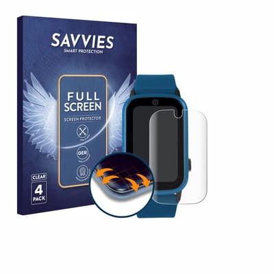 Savvies - Screenprotector voor One2Track Connect Adventure - Folie Beschermfolie transparant volledig dekking 4 Stuks
