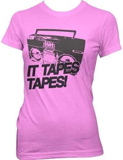 Hybris It Tapes Tapes Girly Tee dames-T-shirt roze