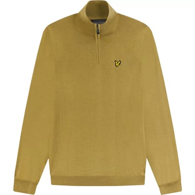 Merinowollen pullover 1/4 rits Lyle & Scott Core