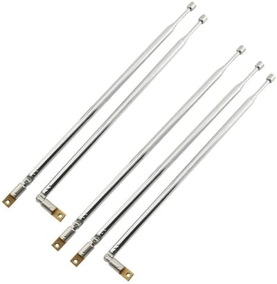 aladdien - Vervangende FM Antenne - Telescopische Antenne - 360 ° Verstelbaar - Totale lengte 61cm - Heldere signaalontvangst - Geschikt voor radio ..