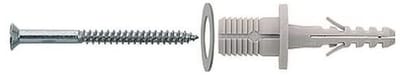 Traptreden Bevestiging - Houten Trede Plug - Trappen Monteren - Trillingsdempend - 50 stuks - Grijs