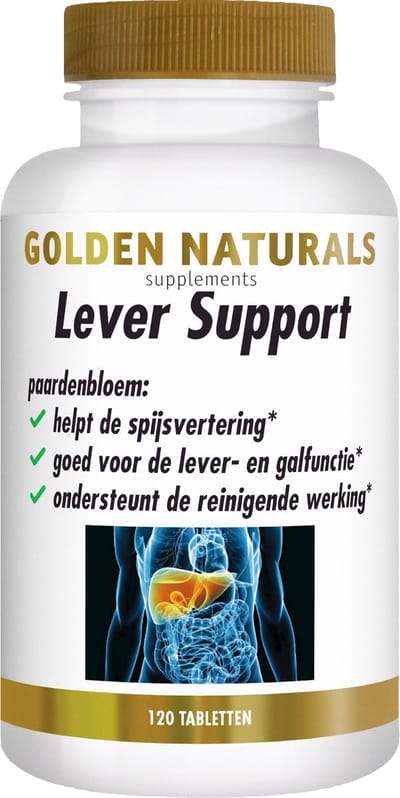 Golden Naturals Lever Support (120 veganistische tabletten)
