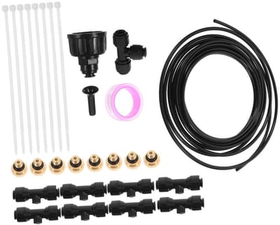 Tuinbesproeiingssysteem Kit - Automatische Sprinkler - Planten Water Geven - Uniforme Nevel Dekking - 800cm Lengte