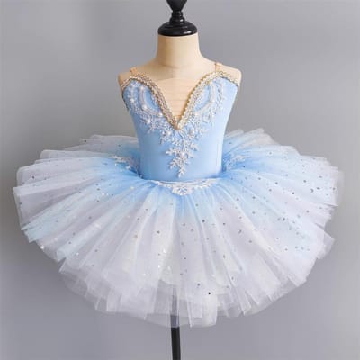 Ballerine Filles Vêtements Enfants Robes Vestido Enfants Robe Ballet Tutu Costumes Danse Fille Maillots Ballet Cadeau Anniversaire Été 150
