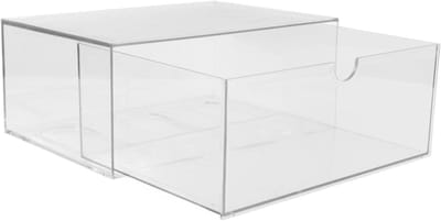 Cosmetische Opbergdoos - Lade Organizer - Bureau Organisatie - Transparant Ontwerp - 23.5 x 16.5 x 10 cm - Transparant