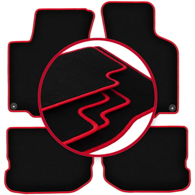CARLUX-RED automatten voor: Seat Leon I hatchback (1999-2005)