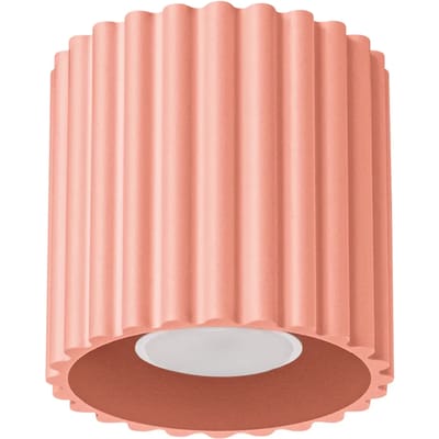 Sollux Lighting Plafondlamp Aura - GU10 - perzikachtig - aluminium - 10x10x10cm