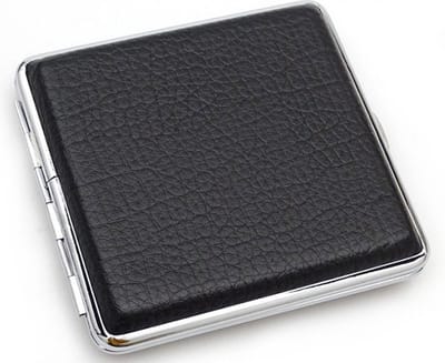 Jumada - Sigarettendoosje - Premium - 20 Sigaretten - Houder - Box - Opbergdoosje - Zwart