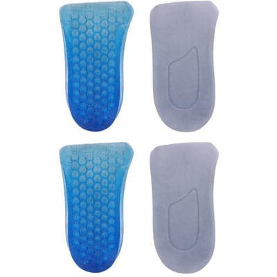 Dubbellaags Verhogende Inlegzolen Zacht Comfortabel Hielverhoging Hoger Schoenen Pad beige