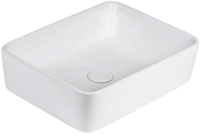 kielle Idolio - Opzetwastafel 48,5x38cm, wit 30624520