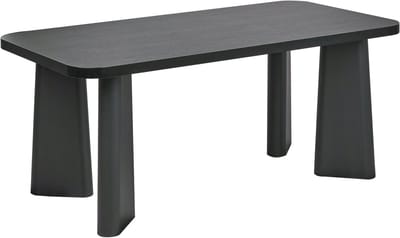 ATLIN - Eettafel - Zwart - 180 x 90 cm - MDF
