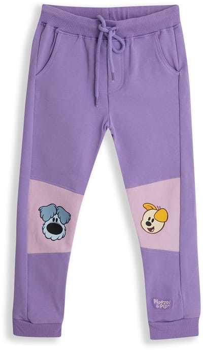 Woezel & Pip Broek Meisjes - Purple - Maat 74/80
