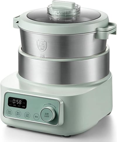 Deeg Mixer - Keukenmachine - Zelf Bakken - Automatische Bediening - 5L Capaciteit - Zilver