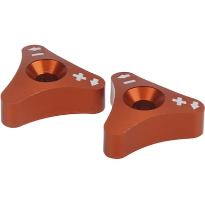 Boulon d'amortisseur avant Bouton de fourche réglable Remplacement pour 250EXC 250EXCF 250SX 250SXF 250XC(Orange ) brown