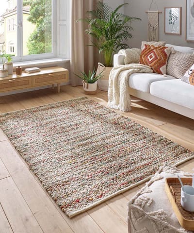 Wollen vloerkleed - Ursule multi 90x160