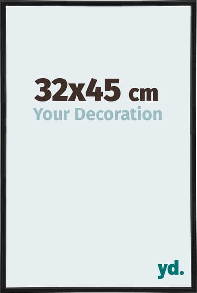 Your Decoration - Fotolijst 32x45 cm - Kunststof - Zwart Mat - Annecy