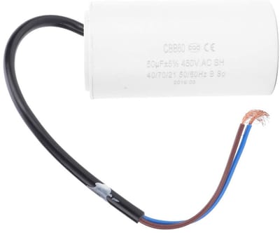 Dailygoods - Kondensator 50µf - Motorstartcondensator 450V - Hoge isolatieweerstand - Compact formaat - Geschikt voor motoren - Duurzaam en milieuvrie...