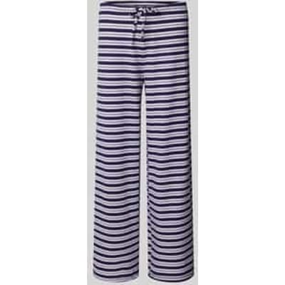 Broek in all-over look met tunnelkoord