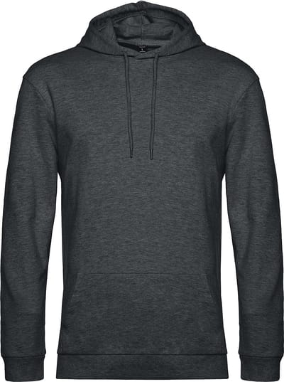 Hoodie French Terry B&C Collectie maat S Heather Asphalt