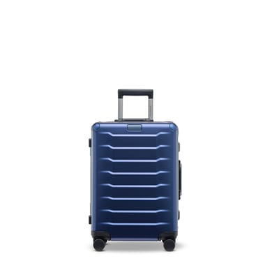 Stratic Phoenix Aluminium - handbagage koffer – 55 cm – 4 Hinomoto wielen & TSA-slot – Blue
